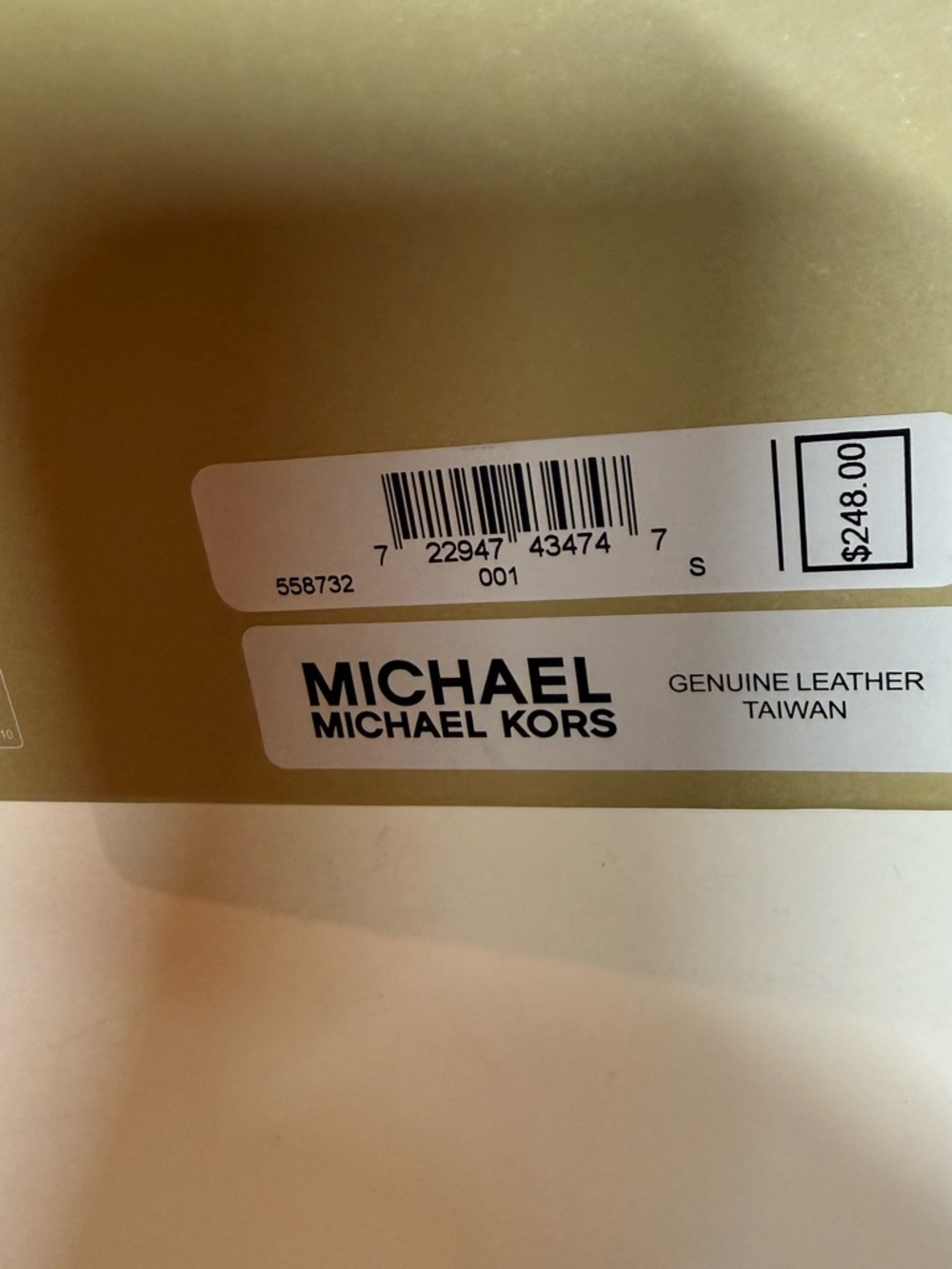 Michael Kors womens 2 in 1 reversible Leather Belt Set with Gold MK Buckle - Picture 5 of 5